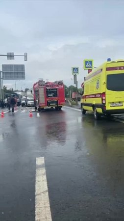 ‼️Восемь машин столкнулись на 45 км Калужского шоссе в районе поселения Краснопахорское‼️