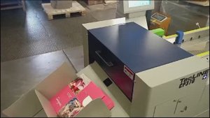 Тестирование перфоратора TecLINE CP370 на пробике обложки из картона 250 г/м.кв