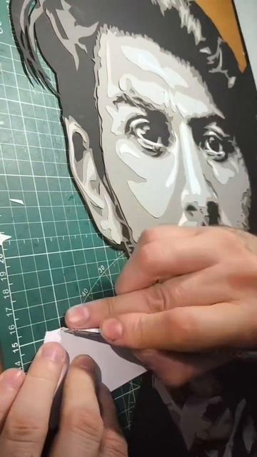 Сталин. Рельефная аппликация. Портрет