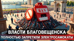 Власти Благовещенска полностью запретили электросамокаты