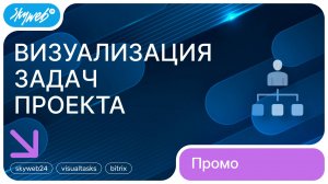 «Визуализация задач проекта» для Битрикс24. Промо видео