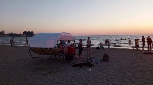 Вечерний пляж Анапа 2025 июль