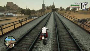 GTA SA. Баг с мостом и грузовиками