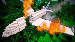 ЗАБРОШЕННЫЙ САМОЛЕТ ПЕРЕВОЗИЛ ВИРУС?КРУШЕНИЕ САМОЛЕТА. ДЕНЬ11 -ЗОМБИ АПОКАЛИПСИС МАЙНКРАФТ