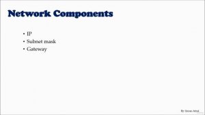 143 - Network Components
