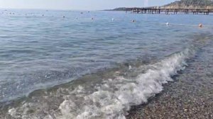 Вечерняя медитация на берегу Средиземного моря. Турция.