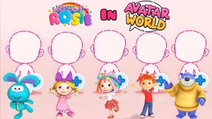 Создаём очаровательных персонажей Everything Rosie в Avatar World!