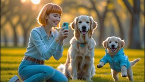 💖 Мама-собака спасает тонущую девушку🐶💦 Трогательная история 🏡💕как собака и щенок обрели семью