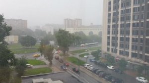 Гроза 24 июля 2025г. снято из окон Мос.гор.суда