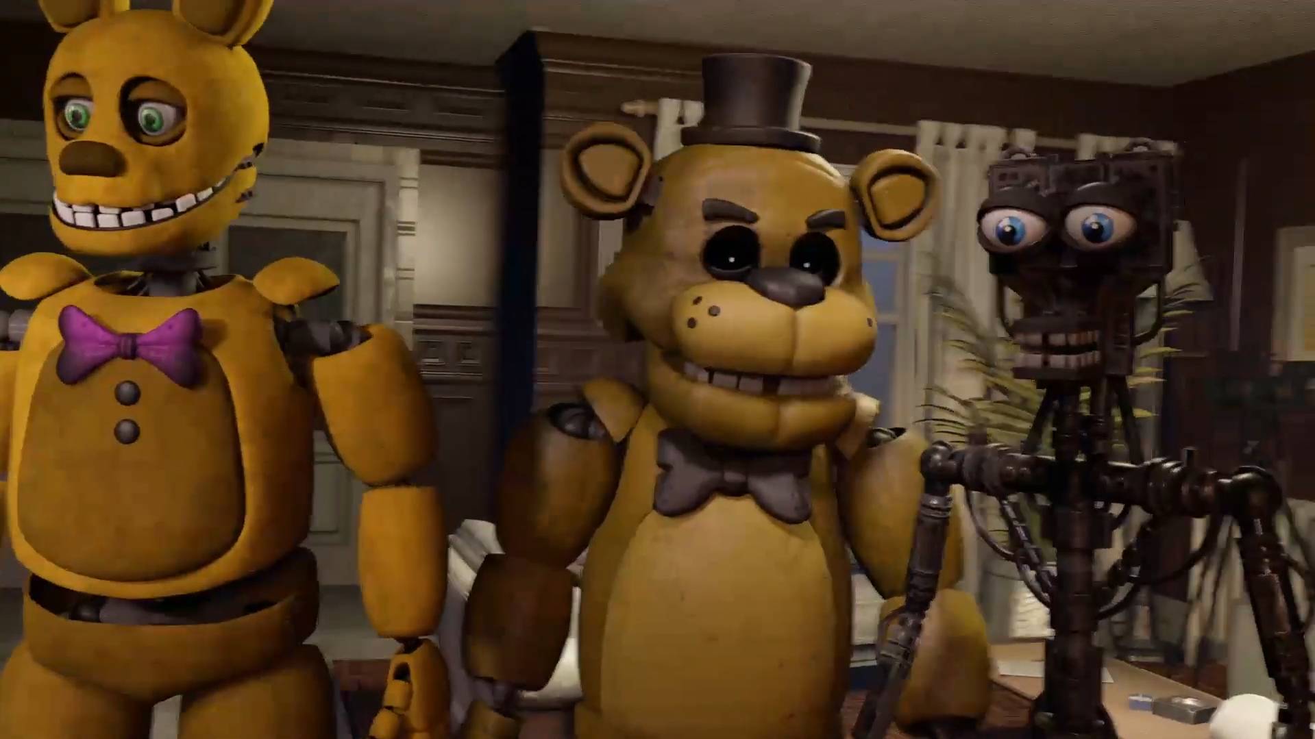 [FNAF SFM] Спрингтрап поможет отправить аниматроников домой (ФНАФ Анимация) смотреть онлайн