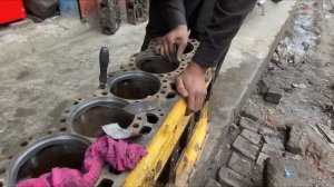 Ремонт двигателя экскаватора Komotsu