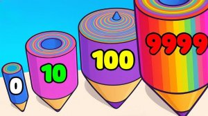 ВАУ! ЭТО САМЫЙ ОГРОМНЫЙ КАРАНДАШ В МИРЕ, ЗАЛИПАТЕЛЬНАЯ МОБИЛЬНАЯ ИГРА Wrapper Runner