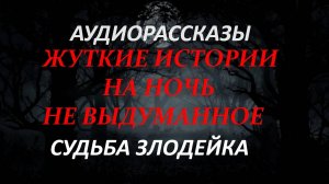 СТРАШНЫЕ РАССКАЗЫ НА НОЧЬ-СУДЬБА ЗЛОДЕЙКА