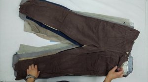 37856 Штаны, брюки мужские (хлопок), 8пак, 8E5 1/2, секонд (extra) оптом