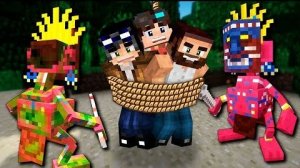 НАС ОКРУЖИЛИ. МЫ В ЛОВУШКЕ ДЕНЬ 16-ЗОМБИ АПОКАЛИПСИС В МАЙНКРАФТ