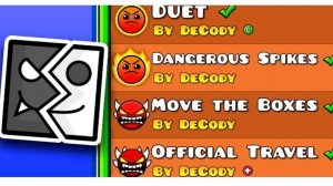 Я прошёл ВСЕ уровни Декоди в Geometry Dash [get-save.com]