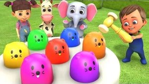 Забавная игра для малышей и животных с деревянным молотком "Ударь крота" - Обучающие занятия для дет