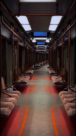 🚇Завораживающий вид на абсолютно пустой поезд в московском метро🚇