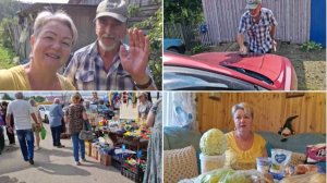 ЕДЕМ В ГОРОД НА РЫНОК А ПОТОМ БУДЕМ СМОТРЕТЬ ЧТО НАКУПИЛИ.