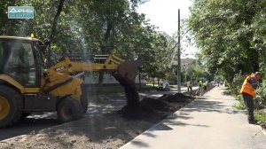 Отремонтировали дорогу и тротуар на улице Ватутина на Автозаводе