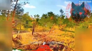 Уничтожение FPV-дронами 122-мм САУ 2С1 «Гвоздика» ВСУ на Купянском направлении. Кадры- @frontlin...