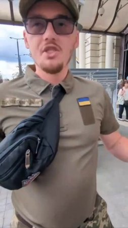 🔴Во Львове, раненый ВСУшник помог отбить у ТЦКшников ухилянта🔴