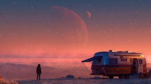 Planet Caravan + Relaxing Sci Fi Space Ambient Music
