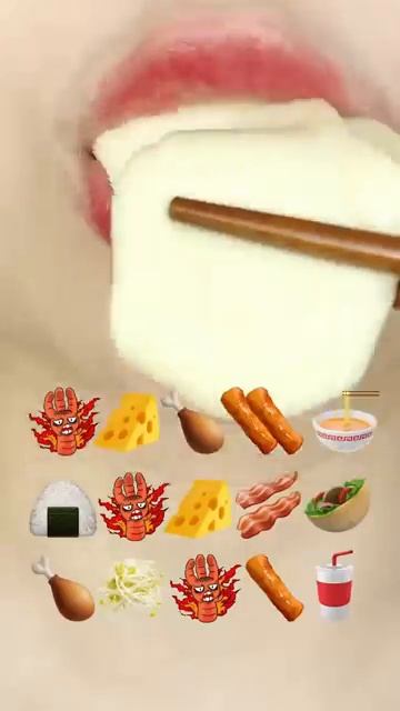 ASMR CHICKEN FEET EMOJI FOOD 닭발 이모지 먹방 (sped up) смотреть онлайн