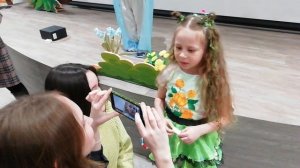 Первое интервью)))  Глаше 5 лет.