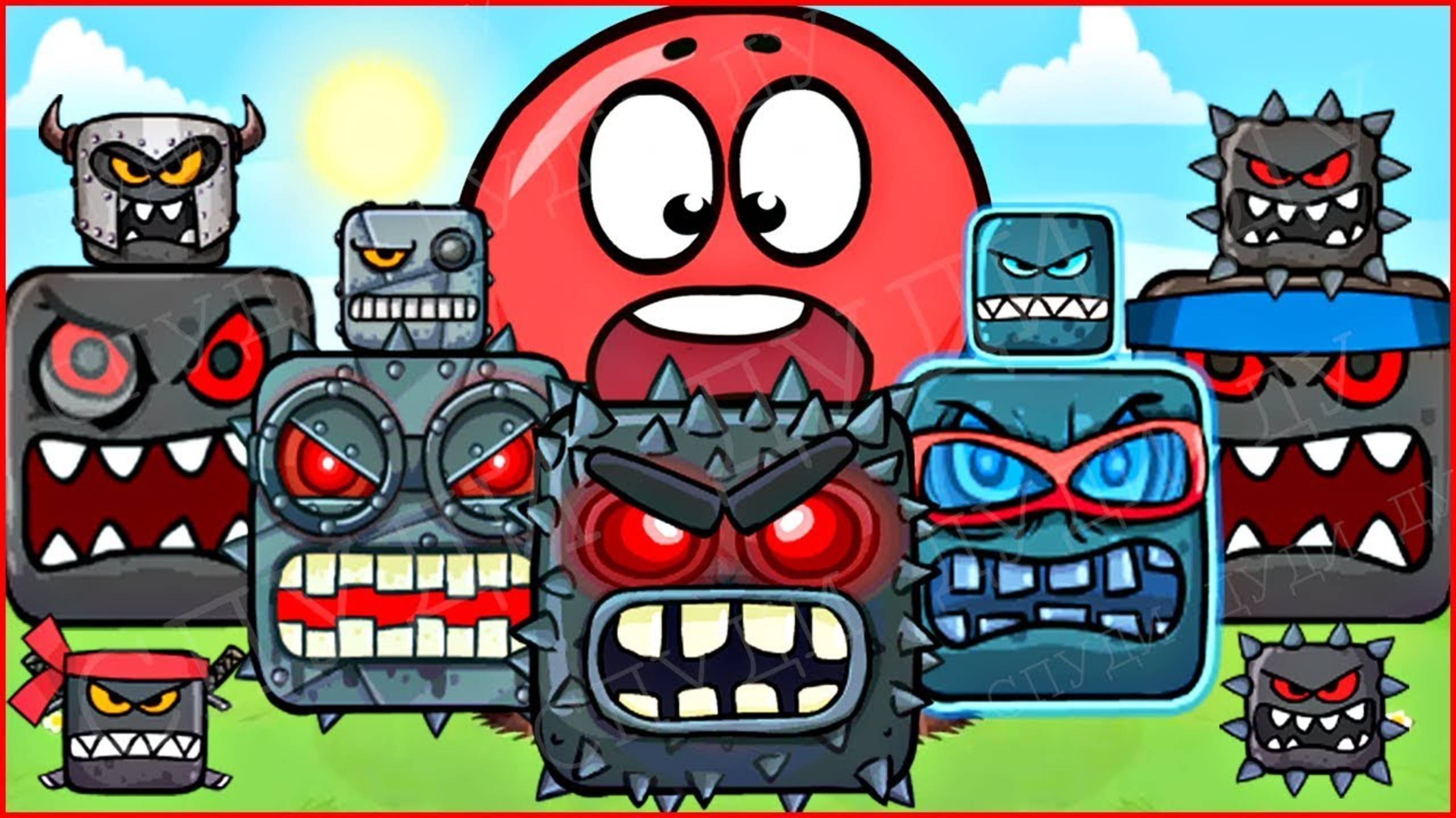 КРАСНЫЙ ШАРИК против ВСЕХ БОССОВ и КВАДРАТОВ! 🎮 Весёлая новая игра-мультик!
#RedBall4 #шарик