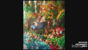 Lego Лего Отдых на природе. Диорама