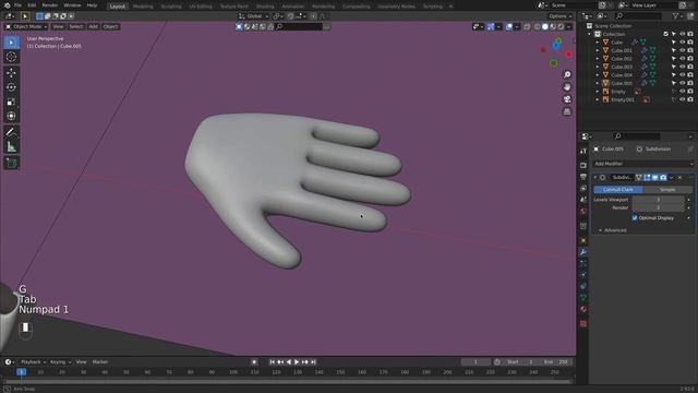 04 Modeling The Hands And Arms