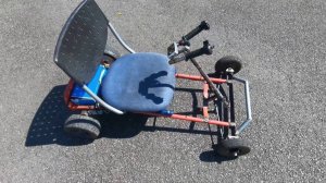 Демонстрация картинга hyper go kart из гироскутера