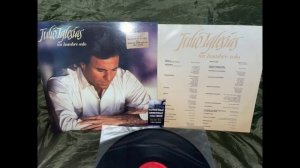 Julio Iglesias – Un Hombre Solo LP Europe (Holland) 1987оцифровка виниловой пластинки без обработки