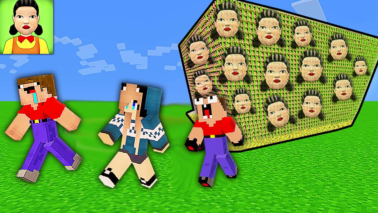 2 НУБА И ДЕВУШКА ПРО ПРОТИВ ЦУНАМИ ИГРА В КАЛЬМАРА 3 СЕЗОН В МАЙНКРАФТ смотреть онлайн