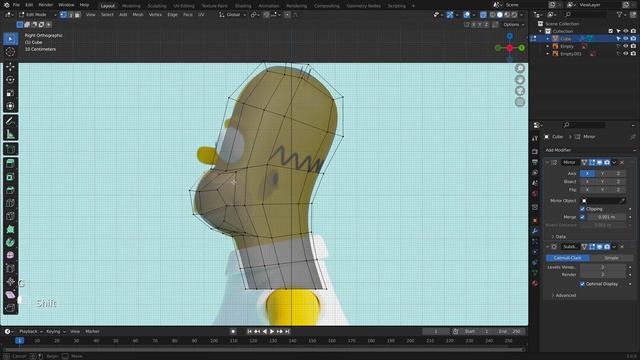 2 Modeling The Head Using Basic Mesh And Modifiers