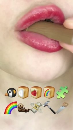 ASMR еда|по эмодзи|видео от Королевы демонов 😈|