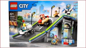 Конструктор LEGO City 60460 Без ограничений Скоростная сборка гоночного автомобиля по рампе