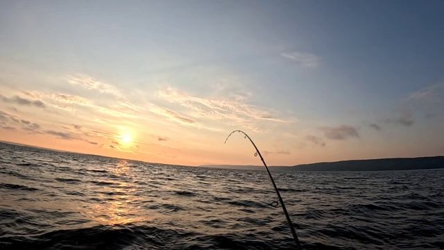 Обкатка нового комплекта! Приобрел Волжанку 46 с мотором Hidea 60. Рыбалка на окуня. смотреть онлайн