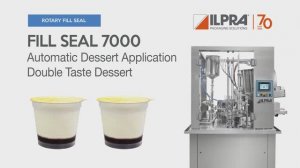 Fill Seal 7000  — Автоматическая линия упаковки десертов — Десерт с двойным вкусом