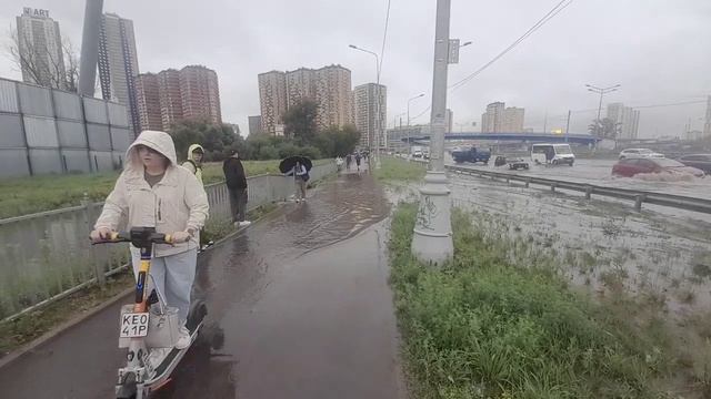 Затопление Павшинской Поймы июль 2025 год