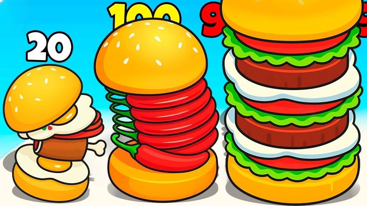 САМЫЙ БОЛЬШОЙ БУРГЕР В МИРЕ! 🍔💥 Эволюция еды в Burger Master!