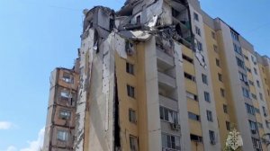 В Саратове из-за взрыва газа рухнула часть десятиэтажного дома