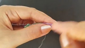 Лавандовые серьги