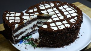 Домашний, шоколадный торт за 15 минут. Простой рецепт вкусного десерта.
