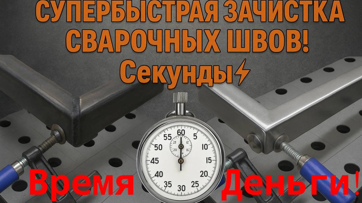 Как чистить сварочные швы ЗА СЕКУНДЫ