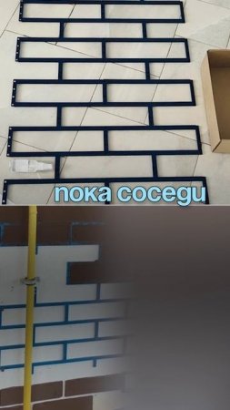 Имитация кирпичной кладки — трафареты от ЛофтДом.