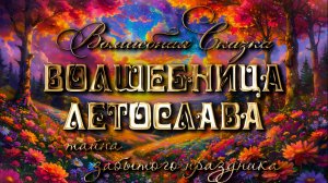 Сказка про волшебницу Летославу. Тайна забытого праздника.