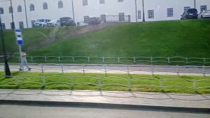 Казань вид из окна автобуса 5 (автобусный тур в Казань #14)