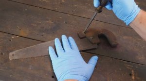 Восстановление старой ручной пилы и её заточка